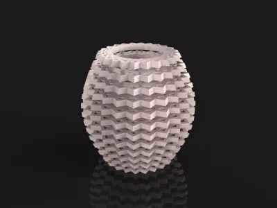 Artistic Lampshade 1 Free 3D print model