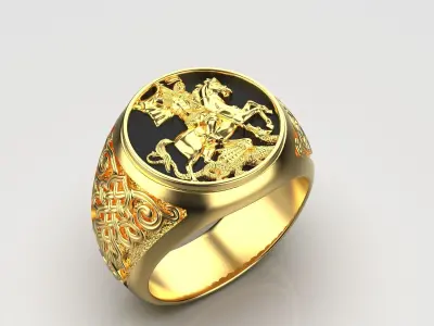 Victorious rings  3D print model