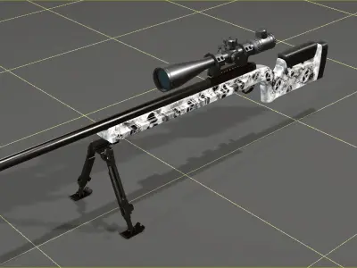 Sabatti  TLD  Red Low-poly 3D model