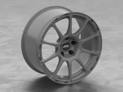 ATS GTR Wheel 3D Model 3D model