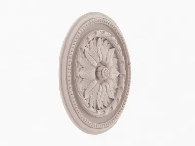 Classic Ceiling Medallion 28 3D model