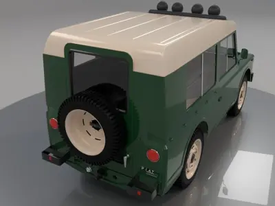 Fiat Campagnola 1979 station wagon 3D model