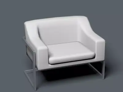 Modern Chair 01 Free low-poly 3D model