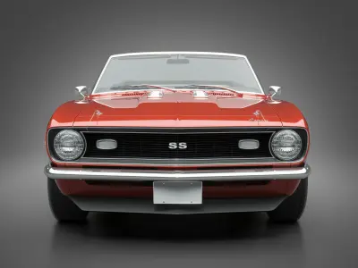 1968 Chevrolet Camaro SS Convertible 3D model