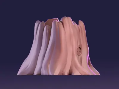 Gnomo House- Planter- Free Support- Print in place 3D print model