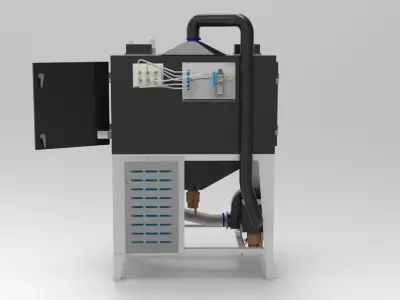 Hand-held sand blaster  Free 3D model