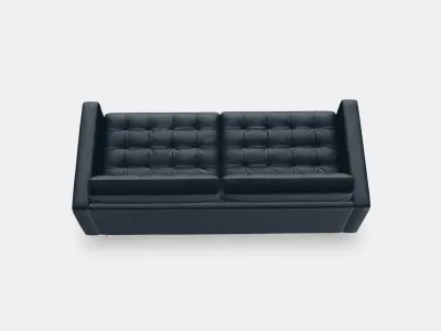 LANDSKRONA Three-seat sofa 1 Low-poly 3D model