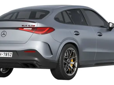 Mercedes-Benz GLC63 S AMG E Performance Coupe 2023 3D model