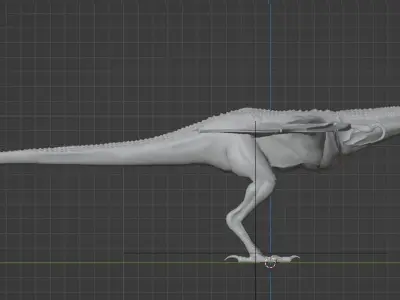Bipedal Dragon Wyvern  3D model