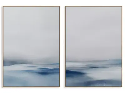 Abstract Painting Frame set 3D model 292