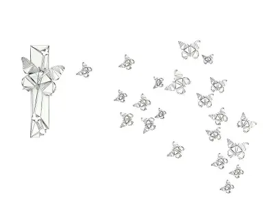 Butterfly Wall Decorations 3D model