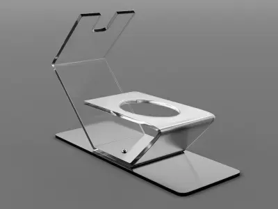 Wine bottle display Low-poly 3D model