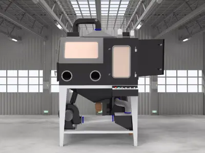 Hand-held sand blaster  Free 3D model