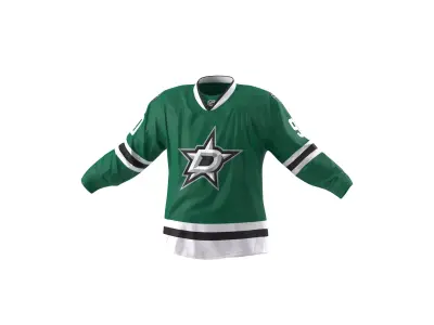 Hockey Jersey Dallas Stars 3D model