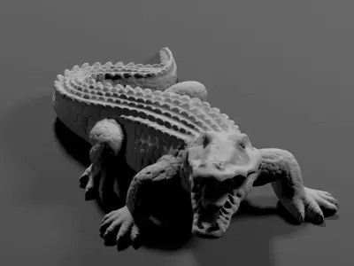 Alligator Crocodile  3D model