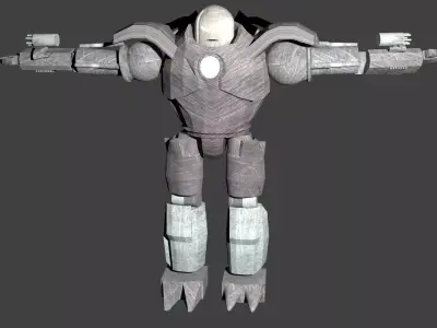 Iron Monger Low Poly 3D Model Free low-poly 3D model