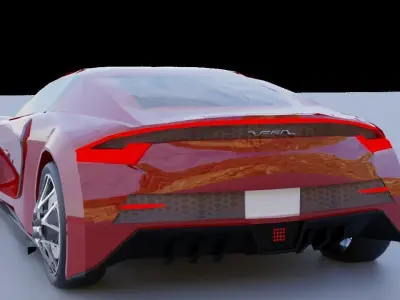 VEGA EVX Low-poly 3D model