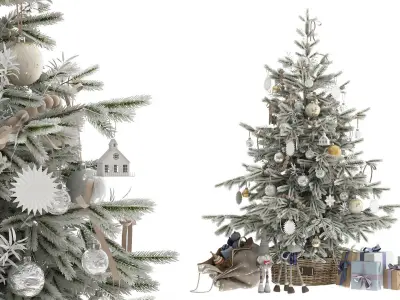  Christmas Set 3D model