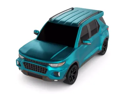 SUV Car 3D model 2