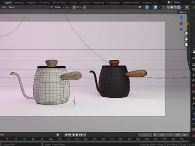 Teapot Free 3D model
