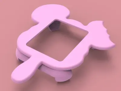 Mickey Mouse Tail Apple Watch Ears Case Cover 44mm 3D model 3D model