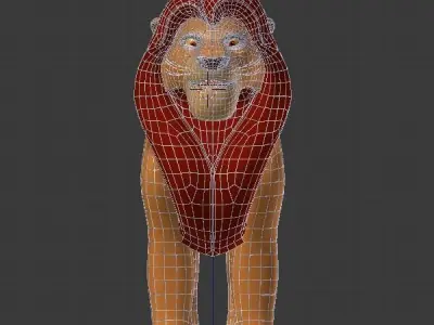 Mufasa Lion King Low-poly 3D model