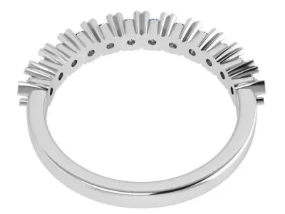 Diamond Band Ring 4389 3D print model