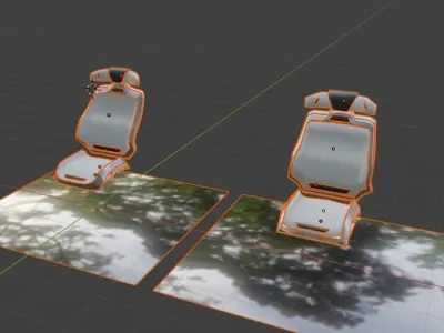 Car seat concept model - Concept EON 3D model