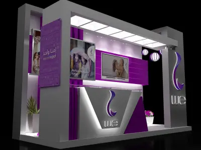 ooth Exhibition Stand a153 3D model
