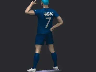  Kylian Mbappe 3D Printable 3 3D print model
