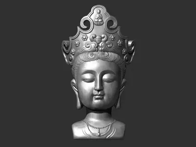 Kwanyin Bodhisattva 3 3D print model