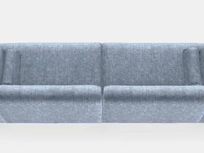 LANGARYD 3-seat sofa 3 Low-poly 3D model