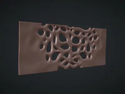 Modern Wall Decor 3D model