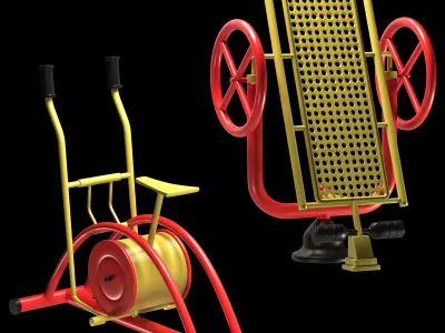 Park Sports Equipment Free low-poly 3D model