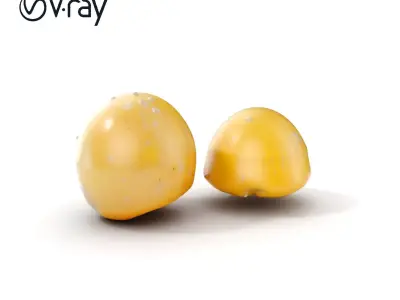 Rasgulla Sweet D Model Pack Low-poly 3D model