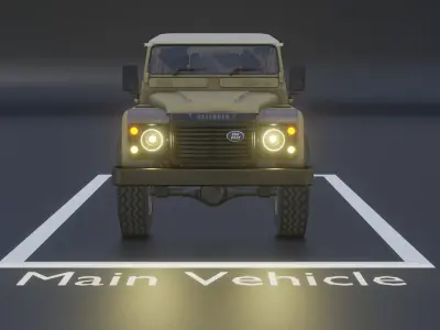 Ranover Offender With 13 Replaceable Attachments Low-poly 3D model