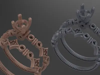 jewelry ring21 3D print model