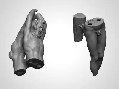 Hanged Man Statue 3D print model