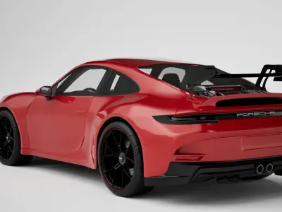 Porsche 911 GT3 922 2022 3D model