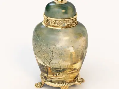 Antique Art Vase 3D model