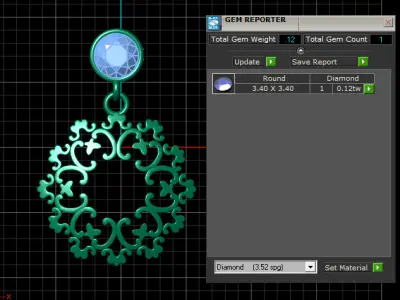 Earrings best 3D printing  pendant  3D print model