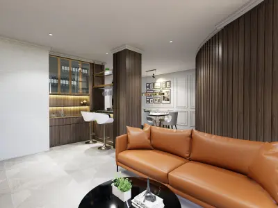 Scene Render Room Hotel President Suite Samosir Indonesia 3D model