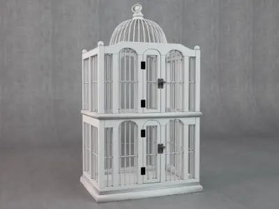 Dallon Decorative Cage by ZARA HOME 3D model