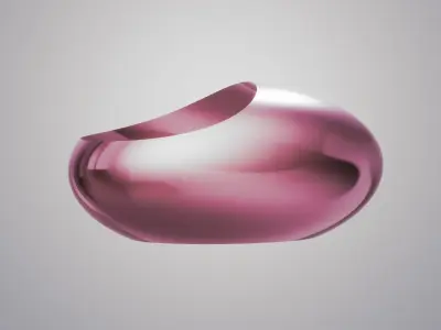 Modern Sleek Oval Vase 3D print model