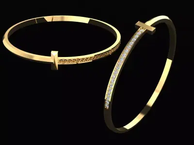 Tiffany Bangle 3D print model