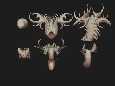 Dragon Bust Pack 1 3D model