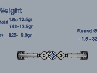 Bracelet 04 3D print model