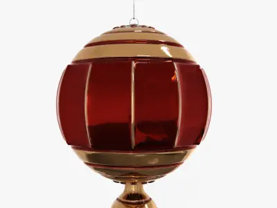 Christmas Joy Ornaments Low-poly 3D model