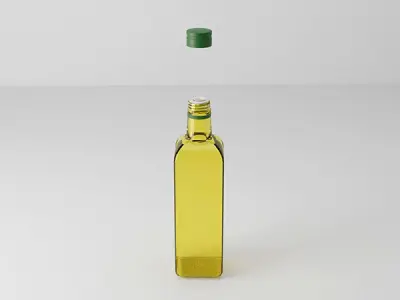 Oil bottle for home kitchen and indoor decoration  3D model