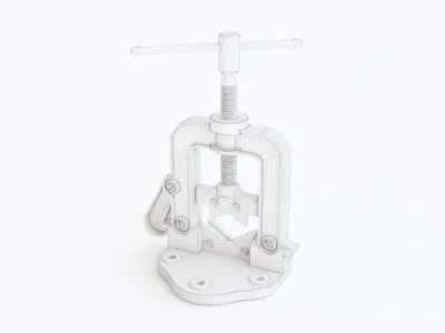 Pipe vice 3D model